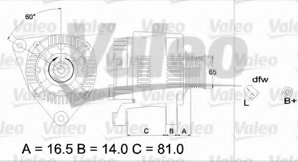 VALEO 437359 Alternator